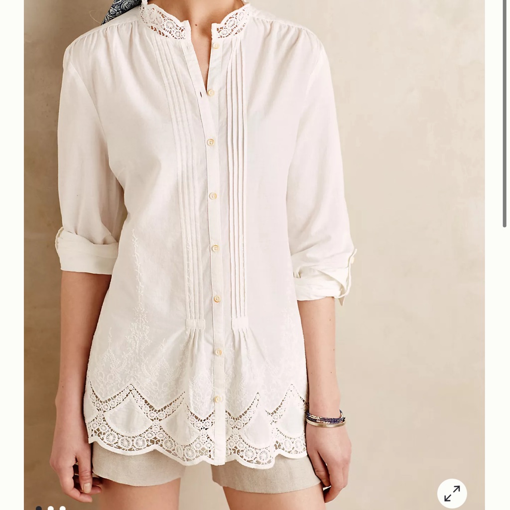 Euc Isabella Sinclair Brimfield Lace Blouse